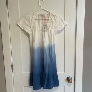 Vineyard vines, size Small, Dip-Dye blue/white